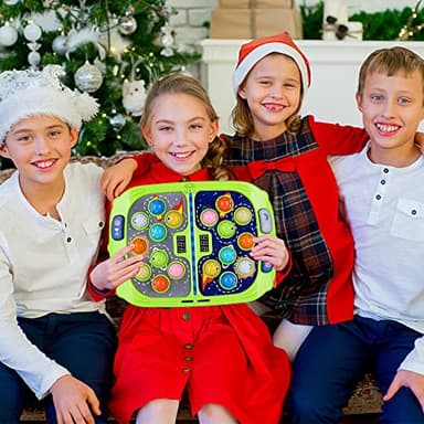 Hammer Mole Game for Toddler, Toys for 3-12 Year Old Boys and Girls, Whack Game for Kids,Gifts for 3 4 5 6+ Year Old Boys, Interactive Educational Toys with Sound and Light, PK Mode with 2 Hammers - Image 6