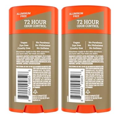 Mando Whole Body Deodorant For Men - Smooth Solid Stick - 72 Hour Odor Control - Aluminum Free, Baking Soda Free, Skin Safe - 2.6 Ounce (Pack of 2) - Unscented - Image 9