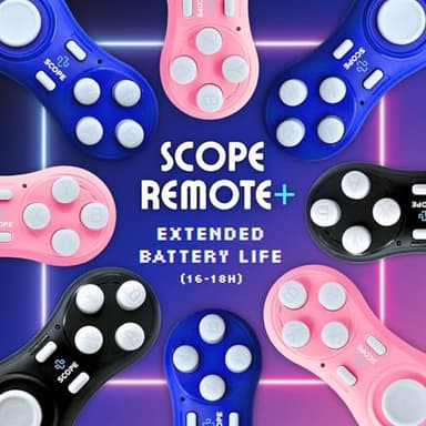 Scope Remote- Remote for Anki. Customizable with Anki Add-on, Compatible with Windows, Mac, iOS, iPad, and Android. Anki Clicker, Anki Controller. Pearl Pink, Plus (16-18 Hours Battery) - Image 3