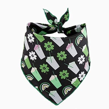BoomBone St Patricks Day Dog Bandana 3 Pack - Triangle Bibs Pet Scarf for Small to Large Dogs and Cat - Image 8