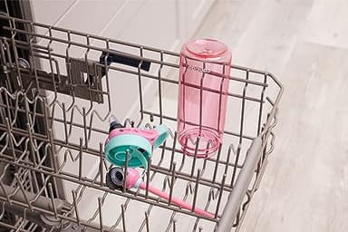 Contigo Aubrey Kids Water Bottle, 2-Pack, 20oz, Azalea/Jade & Blue Raspberry.Azalea, Spill-Proof Lid, Dishwasher Safe, BPA Free - Image 9