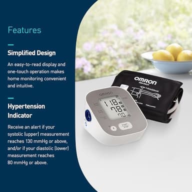 OMRON Bronze Blood Pressure Monitor for Home Use & Upper Arm Blood Pressure Cuff - #1 Doctor & Pharmacist Recommended Brand - Clinically Validated - Connect App - Image 2