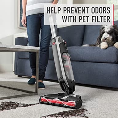 Hoover ONEPWR Evolve Pet Cordless Vacuum Cleaner, Lightweight Stick Vac, Small Upright Vacuum Cleaner, Ideal for Pet Hair, Large Dirt Cup Capacity, Cordless Vacuum Cleaners for Home Use - Image 5