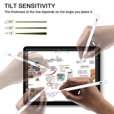 Stylus Pen for iPad 2018-2025, Fast Charging Magnetic Pencil (1st Generation) with Tilt Sensitivity & Palm Rejection for iPad Air 3/4/5/M2/M3, iPad Mini 5/6/7, iPad 6/7/8/9/10/11, iPad Pro 11/12.9"/M4 - Image 6