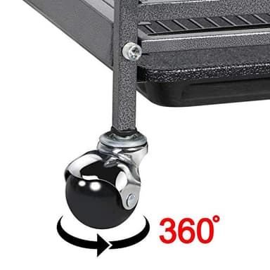 Yaheetech 52-inch Ferret Cage 6 Level Metal Rat Cage with 3 Front Doors/Feeder/Wheels Small Animal Cage for Ferret/Chinchilla/Bunny/Rabbit/Squirrel, Black - Image 7