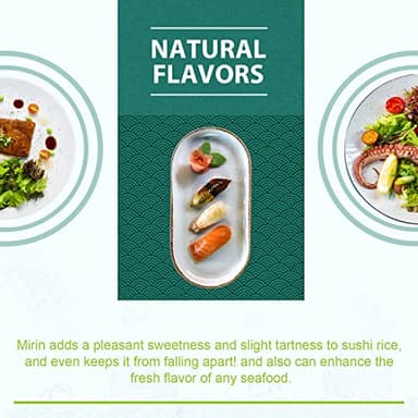 Soeos Mirin Cooking Wine, 16.9 fl oz (2 * 500ml) Pack of 2, Traditional Rice Wine, Authentic Natural Sugar Cooking Wine, Sweet Rice Wine for Cooking and Condiments, Premium Mirin Cooking Wine. - Image 8