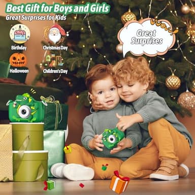Dwfit Upgrade Selfie Kids Camera, Christmas Birthday Gifts for Boys Girls Age 3-12, HD Kids Digital Video Cameras for Toddler with Cartoon Soft Silicone Cover, Portable Toy for 3 4 5 6 7 8 Years Old - Image 2