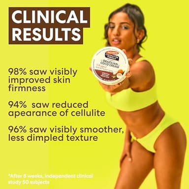 Palmer's Coconut Oil Formula Brazilian Coco Cream with Vitamin E, 8.8 Fl Oz, Whipped Bum, Bust & Body Cream, Helps with Skin Tightening & Firming - Image 5