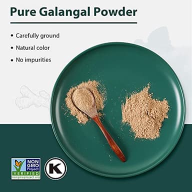 Soeos Galangal Powder 8 oz, Ground Galangal, Alpinia Galanga, Non-GMO, Kosher, Galangal Ginger Powder for Thai Soup, Tom Yum Soup, and Tea - Image 4