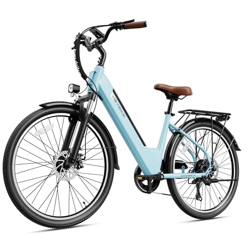 Heybike Cityscape 2.0 Electric Bike for Adults with 1000W Motor Peak,468Wh Removable Battery and up to 50Miles 24MPH,UL Certified 26" Electric Commuter Bike with 7-Speed and Front Suspension. - Image 1