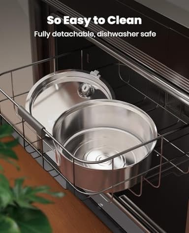 oneisall Dog Water Fountain, 7L/230oz/1.8G Quiet Dog Fountain Water Bowl, Stainless Steel Dog Water Fountain with Visual Water Level&Triple Filtration for Large Medium Small Breed Dogs Pets - Image 6