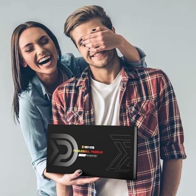 DGYGQ Pickleball Paddles, Carbon Fiber Pickleball Paddle with a 13mm Polypropylene Honeycomb Core, Increased Power for Ultimate Spin & Consistency - Image 9