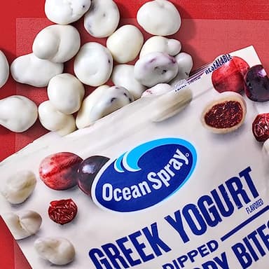 Ocean Spray Greek Yogurt Covered Craisins, Greek Yogurt Flavored, Covered Cranberries, Dried Fruit, 5 Oz Pouch (Pack of 12) - Image 8