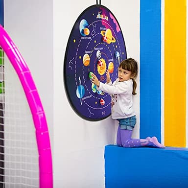 29" Large Dart Board for Kids, BooTaa Kids Dart Board with 12 Sticky Balls, Boys Toys, Indoor/Sport Outdoor Fun Party Play Game Toys, Birthday Gifts for 3 4 5 6 7 8 9 10 11 12 Year Old Boys Girls - Image 7
