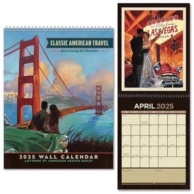 Americanflat 2025 Wall Calendar - US Cities Poster Design - 10x13 Large Wall Calendar - 12 Month Hanging Calendars for Home or Office - 2025 Calendars for Planning and Organization - Image 10
