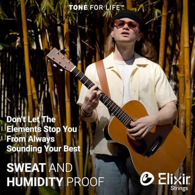 Elixir Strings, Acoustic Guitar Strings, 80/20 Bronze with NANOWEB Coating, Longest-Lasting Bright and Focused Tone with Comfortable Feel, 6 String Set, Light 12-53 - Image 7