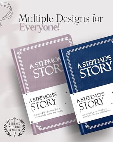 Stepmom's Life Story Journal (Hardcover): A Meaningful Keepsake for Stepmom to Share Her Journey & Memories, Book Includes 250+ Prompt Questions, Sentimental Gift for Mother's Day, Birthday, Christmas - Image 7