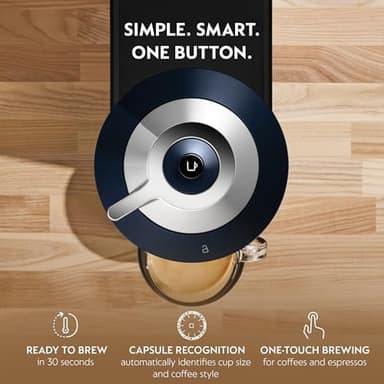 Nespresso Vertuo Next Coffee and Espresso Maker by Breville, Navy - Image 4