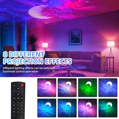 Astronaut Galaxy Projector-Star Projector,Bluetooth Speaker,White Noise, Star and Moon Galaxy Lights for Bedroom with Timer and Remote, Nebula Night Light 360° Adjustable, Starry Space Ceiling Lamp - Image 5