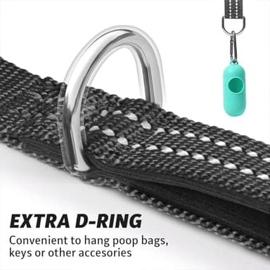 Long Dog Leash XiaZ Training Leashes 10/15/20/30/50/100ft Long Lead for Dogs 50ft Training Leash for Outside Blue 50 Foot Nylon Padded Handle Reflective Hiking Yard - Image 5