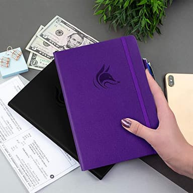 Clever Fox Check Register Book - Deluxe Transaction Register, Accounting Ledger Book, Checkbook Register & Checking Account Register Book for Personal and Work Use, A5 Hardcover - Purple - Image 7