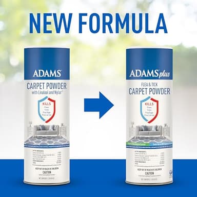 ADAMS Plus Carpet Powder, Kills Fleas and Ticks On Contact, Kills All Stages of the Flea Life Cycle, 30 Day Protection, Freshens and Deodorizes, Treats Up to 400 Sq Ft, 1LB - Image 2