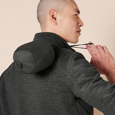 Amazon Essentials Men's Lightweight Water-Resistant Packable Puffer Vest, Dark Grey, Large - Image 4