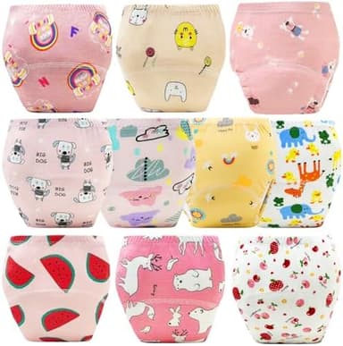 Upairy Training Pants for Boys Girls–Soft & Leak-Resistant Potty Training Underwear,Up Airy Potty Pants Comfortable for Toddlers(10PCS,M - Image 3