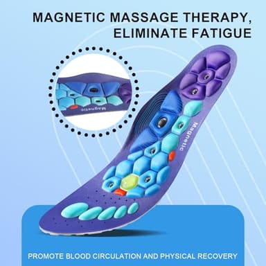Acupressure Insoles,Orthopedic Massage Insoles,Foot Acupressure Insoles,Acupressure Insoles for Women Men (Blue2, M(Men 7.5-9/Women 8.5-10)) - Image 2