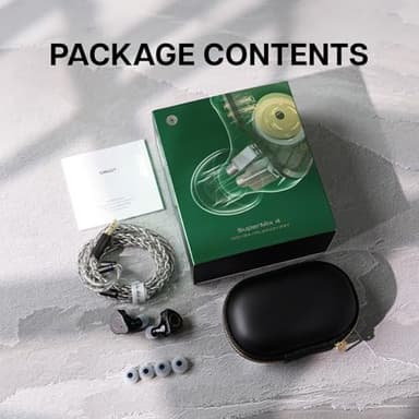 Linsoul SIMGOT SuperMix 4 1DD+1BA+1Planar+1PZT Hybrid Drivers Earphones, HiFi in Ear Monitor IEM, Wired Gaming Earbuds with OFC Silver-Plated Cable for Musician Audiophile - Image 7