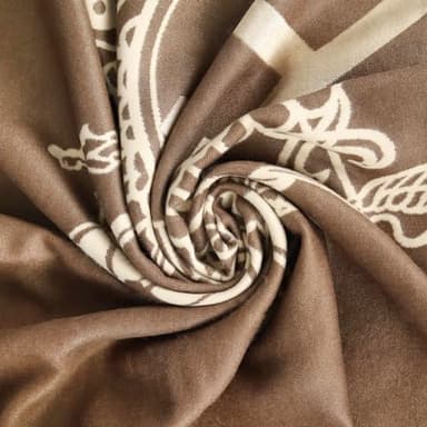 EXTREE Scarfs for Women Pashmina Silky Shawl Wrap for Evening Dressing Blanket Open Front Poncho Cape - Image 3