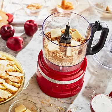 KitchenAid KFP0718ER 7-Cup Food Processor Chop, Puree, Shred and Slice - Empire Red - Image 7