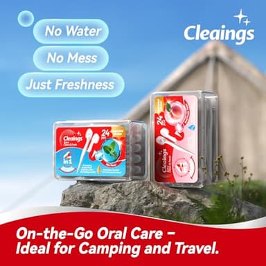 cleaings® Mini Disposable Toothbrush Set with Toothpaste – Travel Essentials, Portable Toothbrush for Women & Men, Camping, Road Trip, Vacation, 24 Count-Mint Flavor（Pack of 1） - Image 5