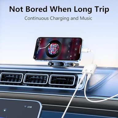 Seulliya USB C to 3.5mm Headphone Jack and Charger Adapter, 2-in-1 Audio & Fast Charging Splitter for Apple iPhone 17/16/15/Pro/Pro Max, iPad, Samsung, Pixel, and More 2Pack - Image 2