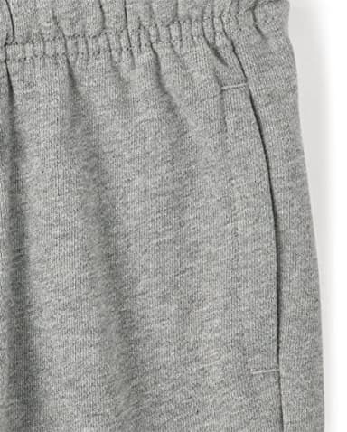Gymboree Boys and Toddler Fleece Jogger Shorts, Heather Grey, 3T - Image 3