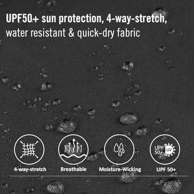 baleaf Cargo Pants for Women Petite Joggers Lightweight Quick Dry Pant Water Resistant 27'' Travel Workout Athletic Black Size L - Image 5