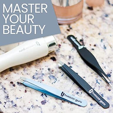Tweezer Guru Tweezers for Women Facial Hair & Men – Precision Slant-Pointed Eyebrow Tweezer for Ingrown Hair, Blackhead & Splinter Removal (2 Pink) - Image 8