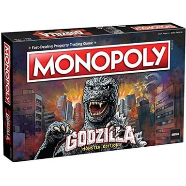 Monopoly: Godzilla | Based on Classic Monster Movie Franchise Godzilla | Collectible Monopoly Game Featuring Familiar Locations and Iconic Kaiju Monsters - Image 1