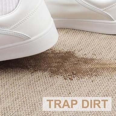 LEKEEPGO Door Mat 17"x29", Non Slip Door Mat Indoor Entrance, Rubber Backing Indoor Door mat Washable Absorbent Low-Profile Doormat Front Entryway Entry Resist Dirt Inside Door Mats, Khaki - Image 5