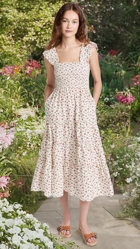 o.p.t Women's Calypso Dress, Pink Floral, S - Image 7