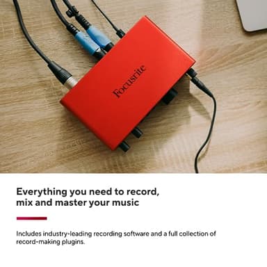 Focusrite Scarlett 2i2 4th Gen USB Audio Interface for Recording, Songwriting, Streaming and Podcasting — High-Fidelity, Studio Quality Recording, and All the Software You Need to Record (Renewed) - Image 7