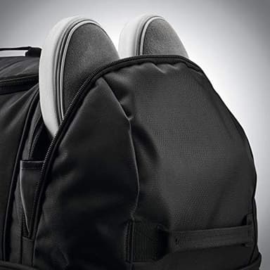 Samsonite Andante 2 Wheeled Duffel Bag – 32-Inch Durable Rolling Luggage with Inline Skate Wheels, Push-Button Handle & Spacious Compartments – Travel-Friendly and Lightweight - All Black - Image 5