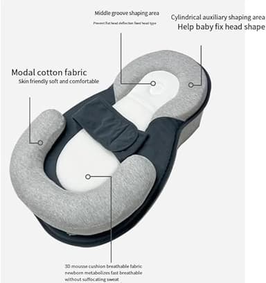 Rest Nest - Baby Bed Acid Reflux with Strap, Keesley Rest Nest Baby Bed, for Comfortable Play & Feeding Support (Regular) - Image 5