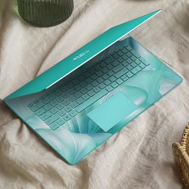 HP 17 Laptop, Intel Celeron N4120 Processor, 17.3’’ HD+ Touchscreen Display, 32GB RAM,1TB SSD, Intel UHD Graphics, Backlit Keyboard, Windows 11 Home, Fatcayes Accessory, Aquamarine Sky (Renewed) - Image 4