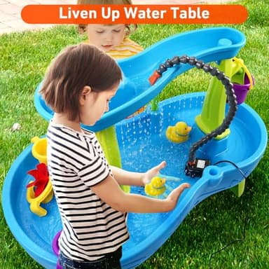 Water Table Pump, Water Pump for Kids Water Table Fun Summer Outdoor Water Table Toys Outside Water Table Accessories for Toddlers Kids - Image 7