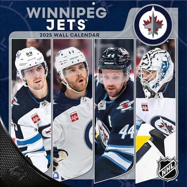 TURNER SPORTS Winnipeg Jets 2025 12x12 Team Wall Calendar (25998011960 - Image 2