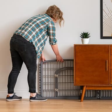 IRIS USA Puppy Playpen Dog Playpen Fence Enclosure with Dog Gate Door - Indoor Pet Playpen - 4 or 8 Panel - Image 8