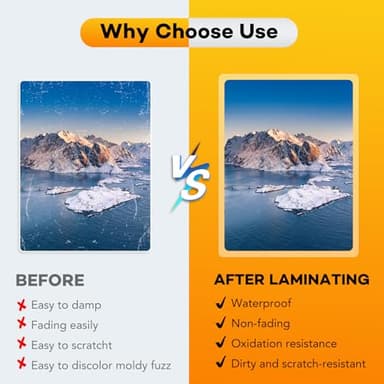 600 Pack Laminating Sheets, 3 Mil, 9 x 11.5 Inches Thermal Laminating Pouches Lamination Sheet Paper for Laminator, Clear, Letter Size, Office and School Supplies - Image 4