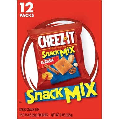 Cheez-It Snack Mix, Lunch Snacks, Office and Kids Snacks, Classic, 9oz Box (12 Packs) - Image 7