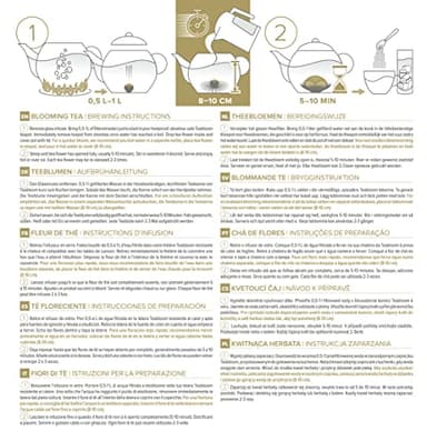Teabloom Complete Tea Set – Glass Teapot (40 oz), Loose Tea Glass Infuser, 4 Insulated Glass Teacups, Tea Warmer, and 12 Flowering Teas – Elegant Blooming Tea Gift Set - Image 7